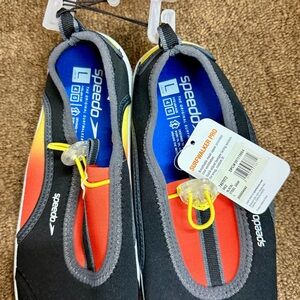 Speedo Black, Red & Yellow Surfwalker Pro Water Shoes